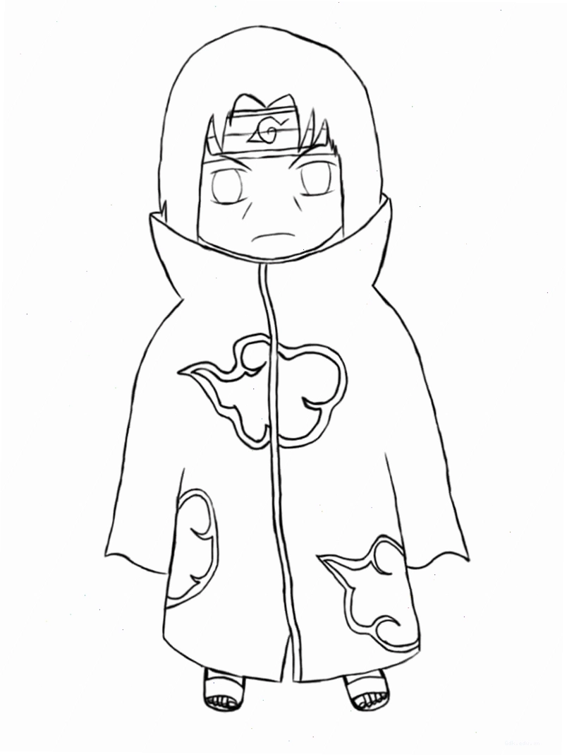 Itachi Chibi dễ thương với nụ cười tươi tắn
