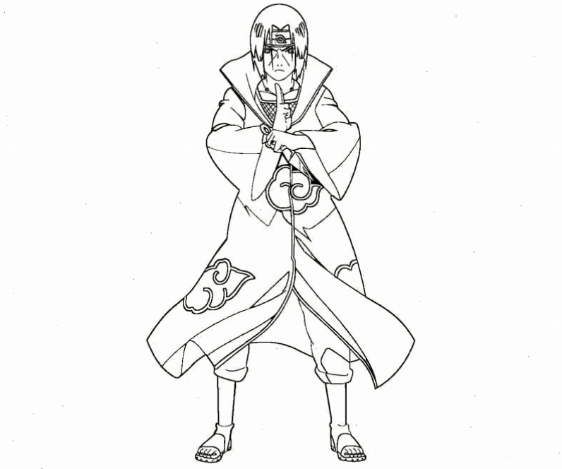 Itachi Chibi mạnh mẽ với đôi mắt Sharingan
