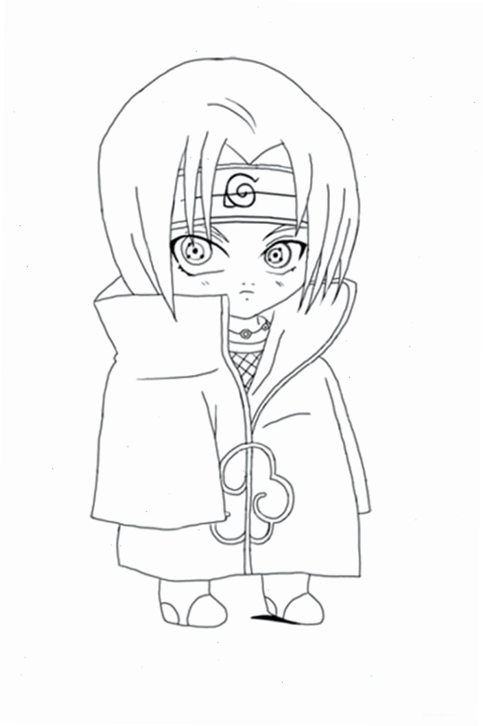 Itachi Chibi với ánh mắt tinh nghịch