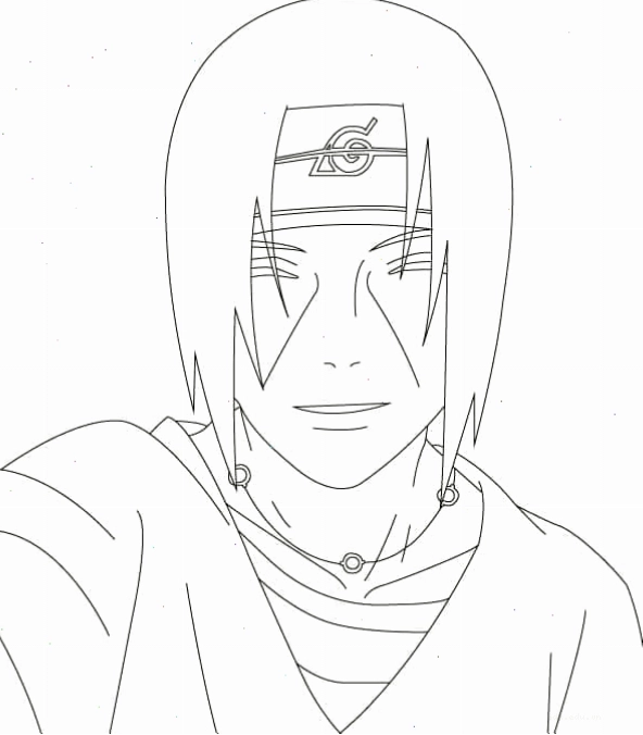 Itachi Chibi với nụ cười bí ẩn