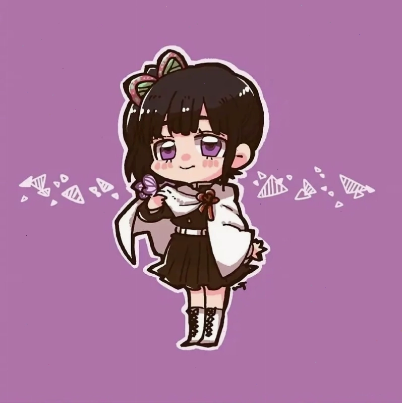 Kanao Chibi chibi cầm quạt