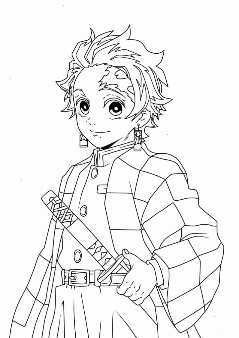 Kiếm sĩ Tanjiro chibi