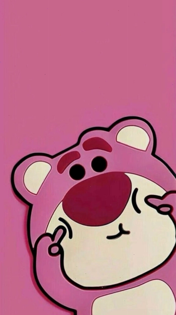 Lotso chụp cận mặt hồng đáng yêu