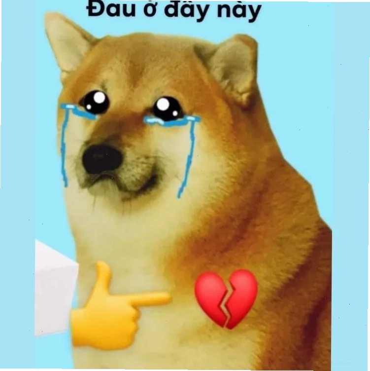 Meme đau ở đây này với tình huống hài hước