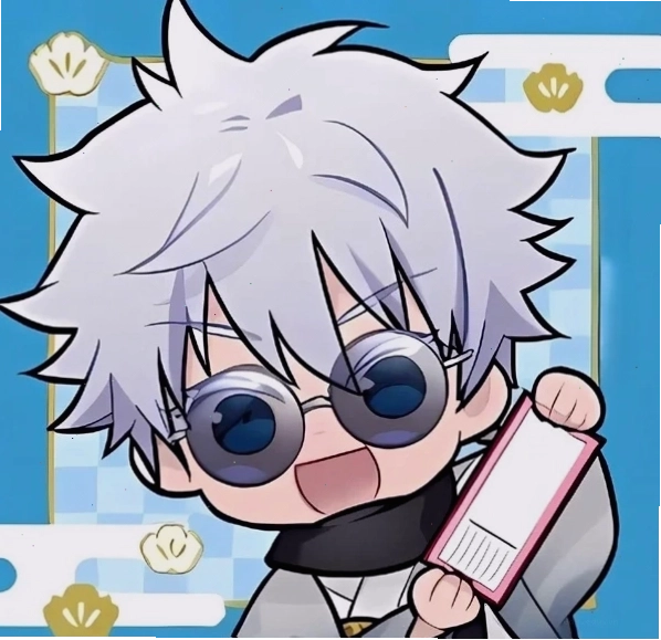 Meme Gojo Satoru chibi hài hước và độc đáo