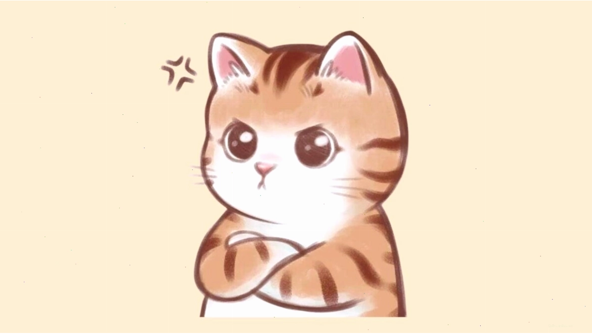 Mèo chibi đáng yêu và tinh nghịch