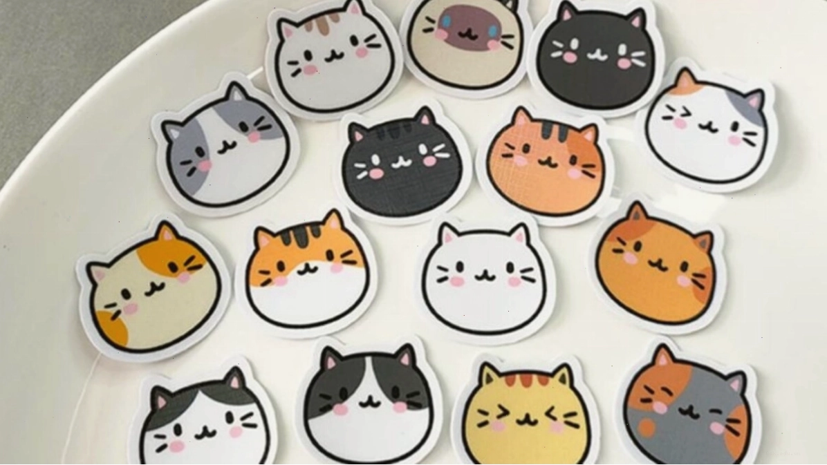 Mèo chibi ngủ ngon lành