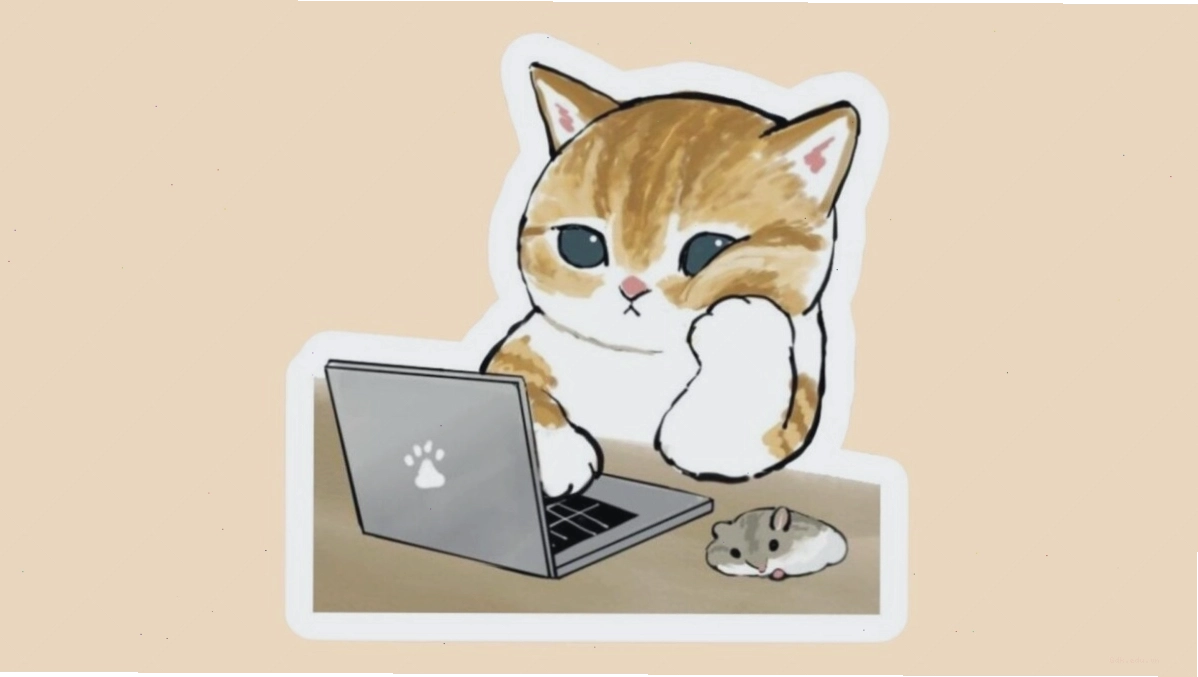 Mèo chibi với đôi tai vểnh
