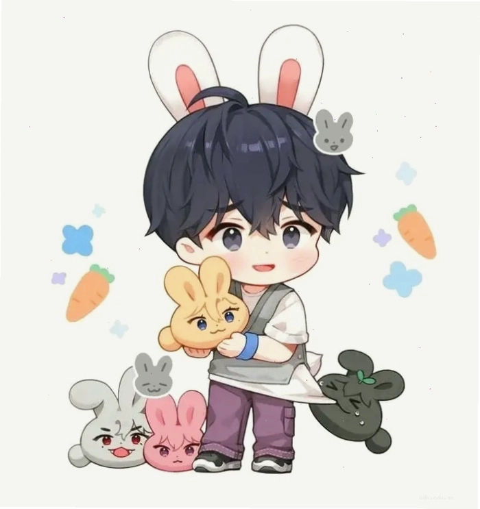 Một mẫu hình vẽ chibi nam đáng yêu