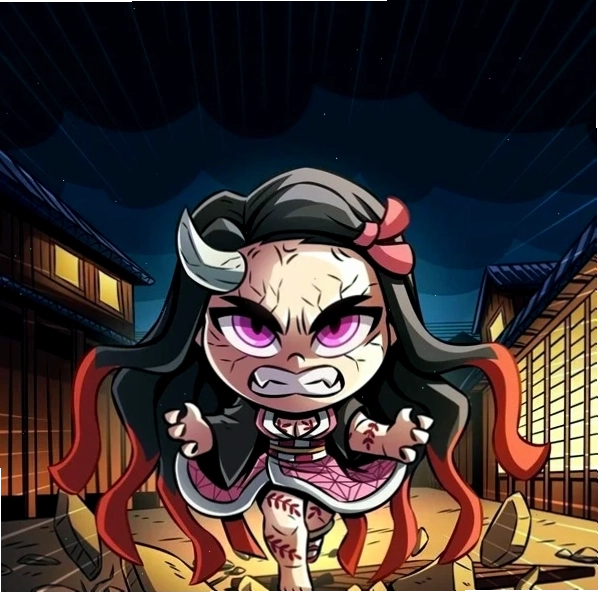 Nezuko chibi 3D ấn tượng với trang phục truyền thống