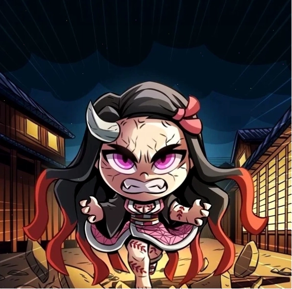 Nezuko chibi phiên bản 3D ấn tượng