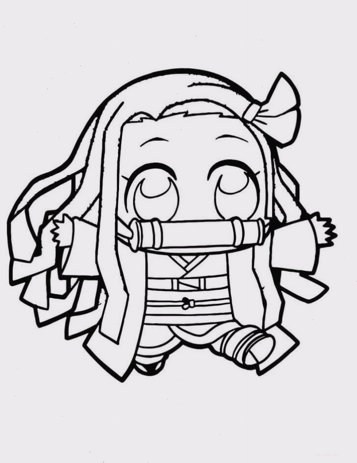 Nezuko phiên bản chibi nhỏ nhắn