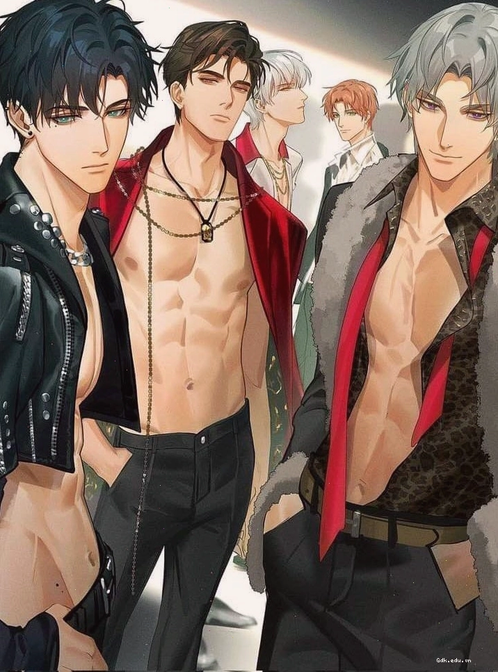 Nhân vật anime nam với body 6 múi cực phẩm