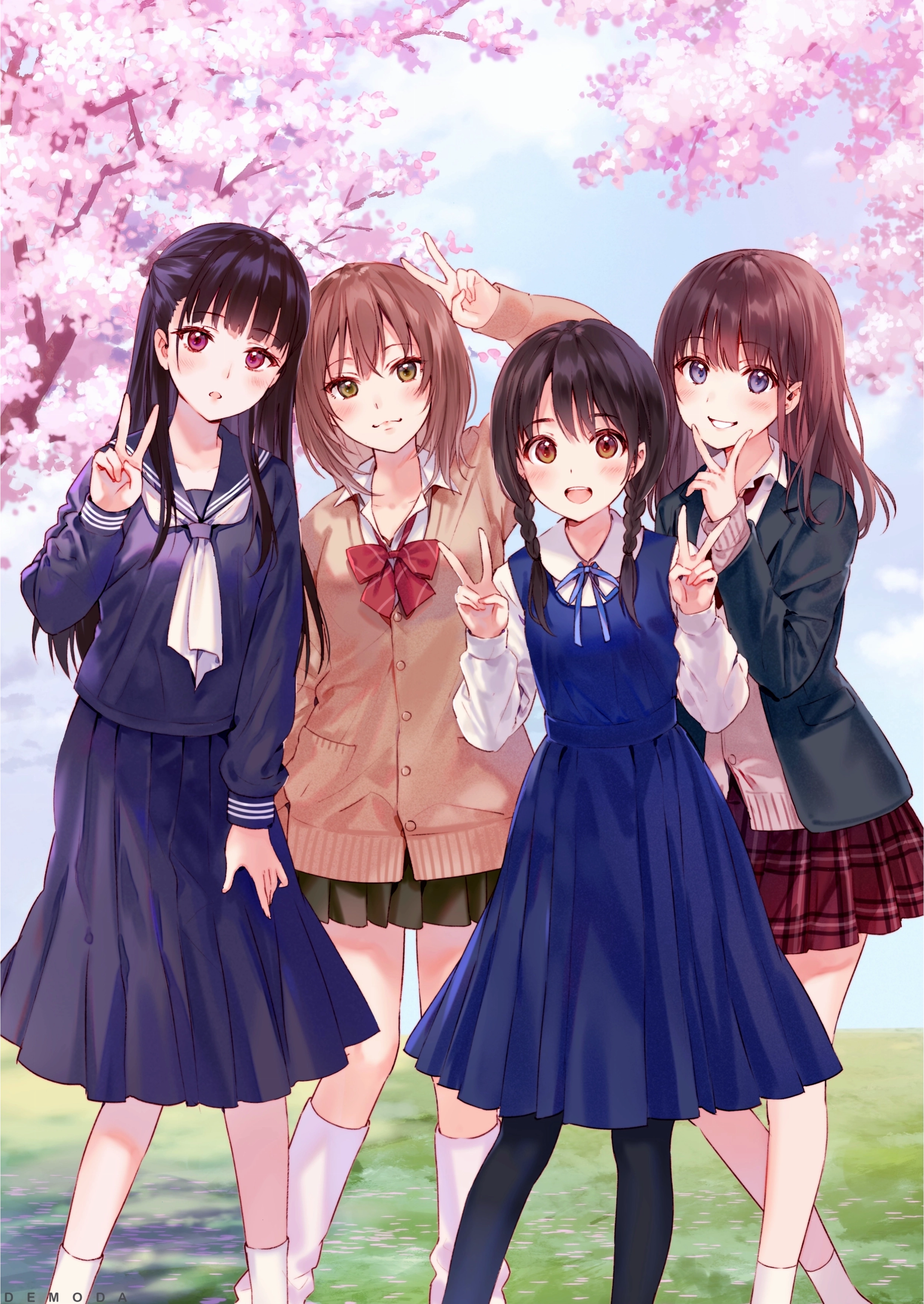Nhóm bạn thân trong thế giới anime