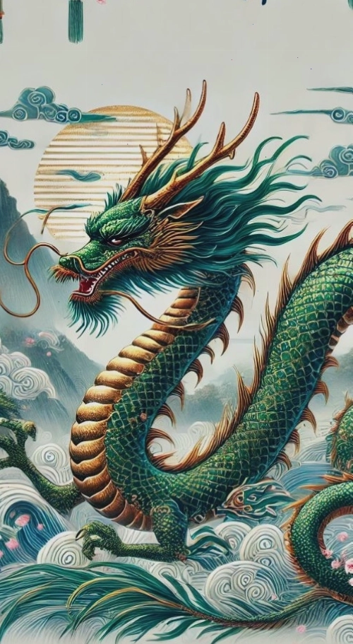 Rồng xanh với đôi mắt sáng