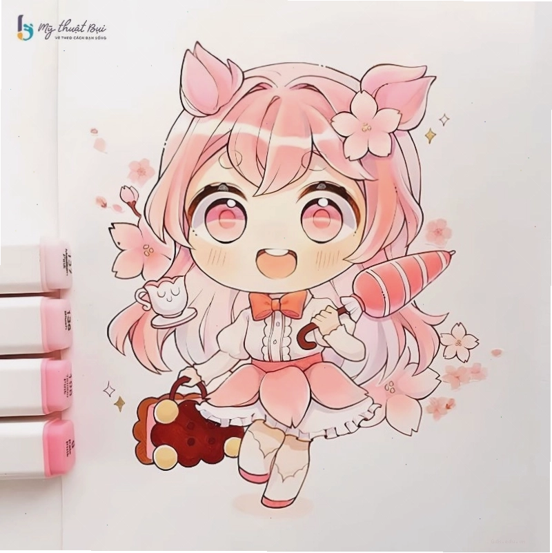 Tạo các dáng đứng năng động cho nhân vật chibi nam