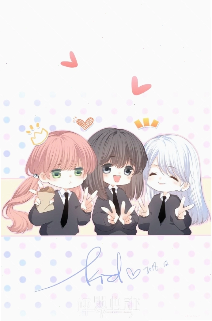 Top 99 hình ảnh cute 3 người