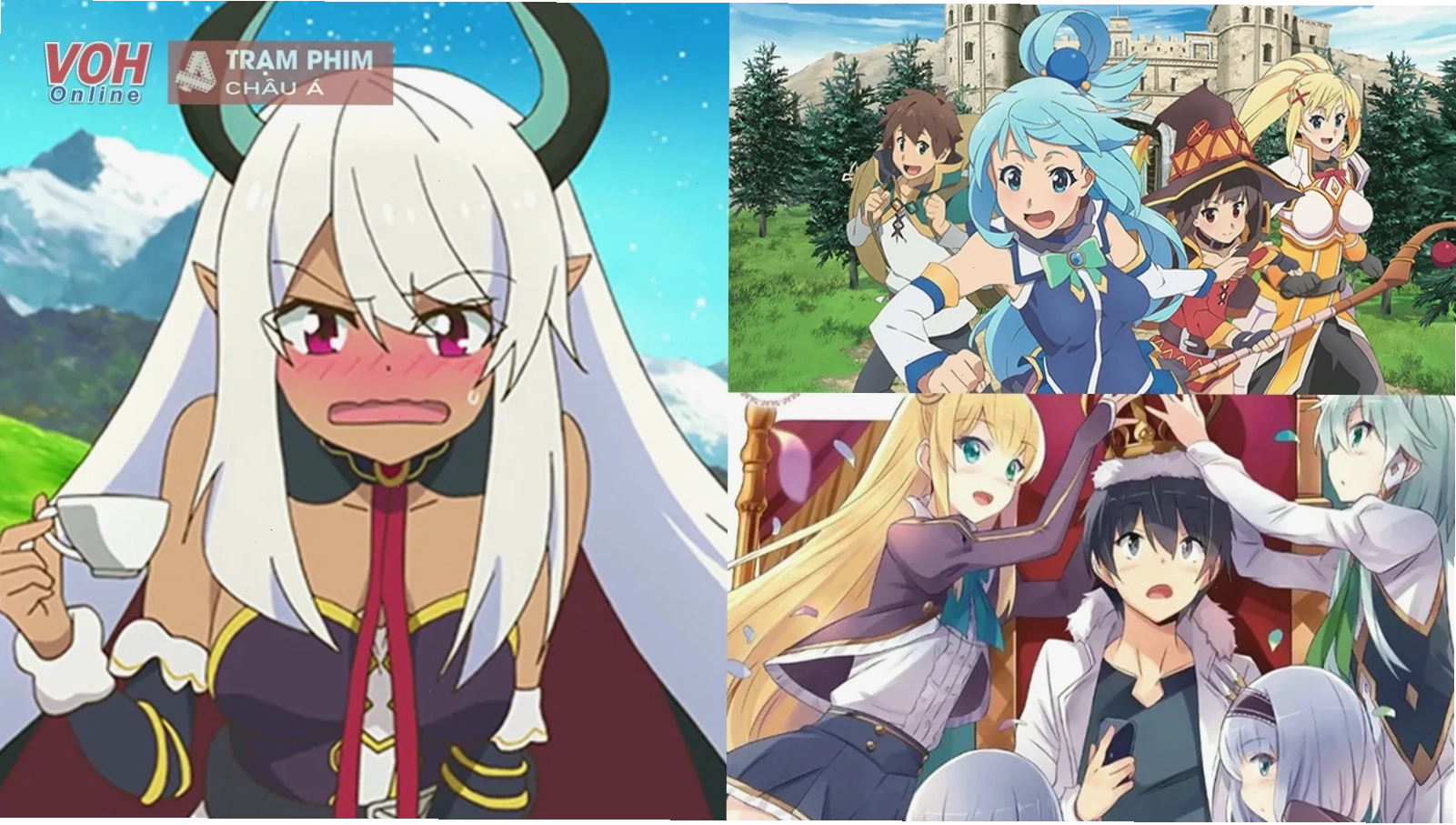 Top phim anime chuyển sinh hay nhất