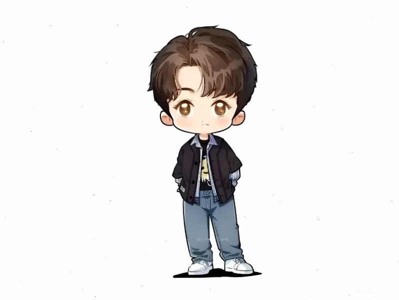 Tranh vẽ chibi nam lạnh lùng