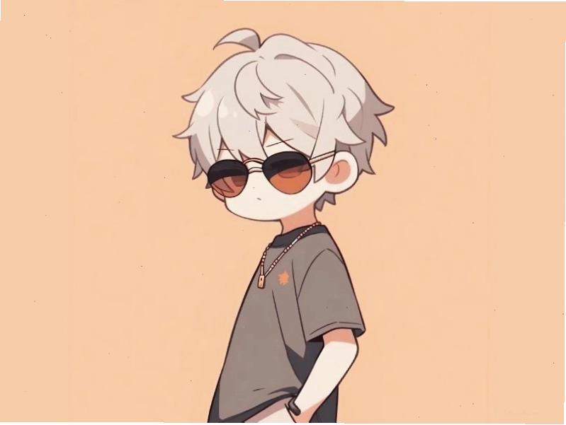 Tranh vẽ chibi nam ngầu thể hiện cá tính mạnh mẽ