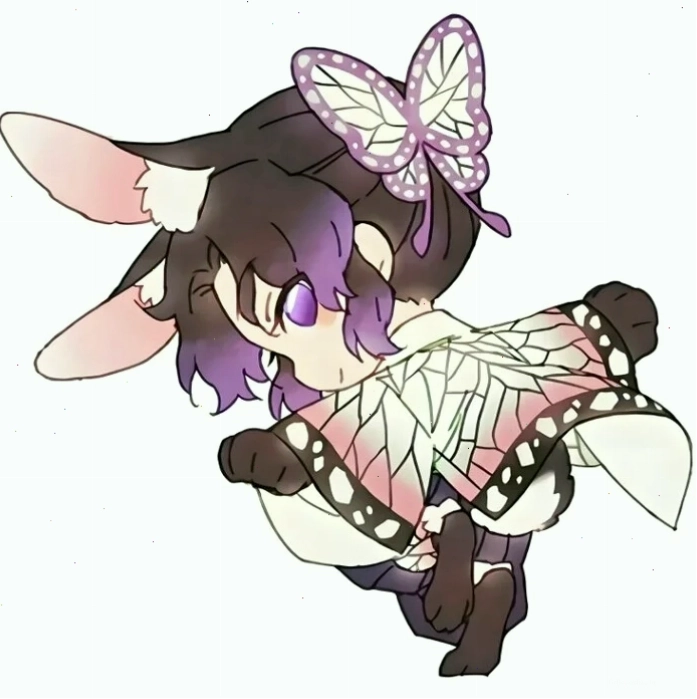 Tranh vẽ Thanh Gươm Diệt Quỷ Chibi với màu sắc tươi sáng và nét vẽ mềm mại