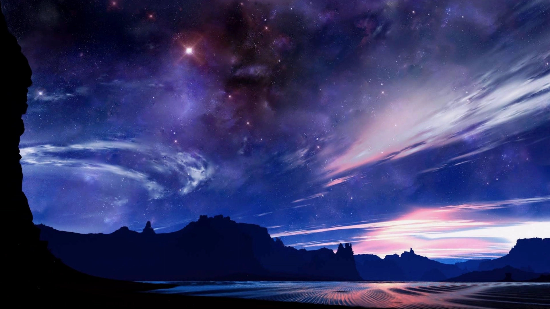 Tuyển tập ảnh nền Anime Galaxy đa dạng