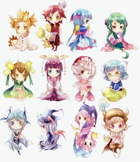 Tuyển tập tranh vẽ 12 cung hoàng đạo anime với nhiều phong cách và cảm xúc