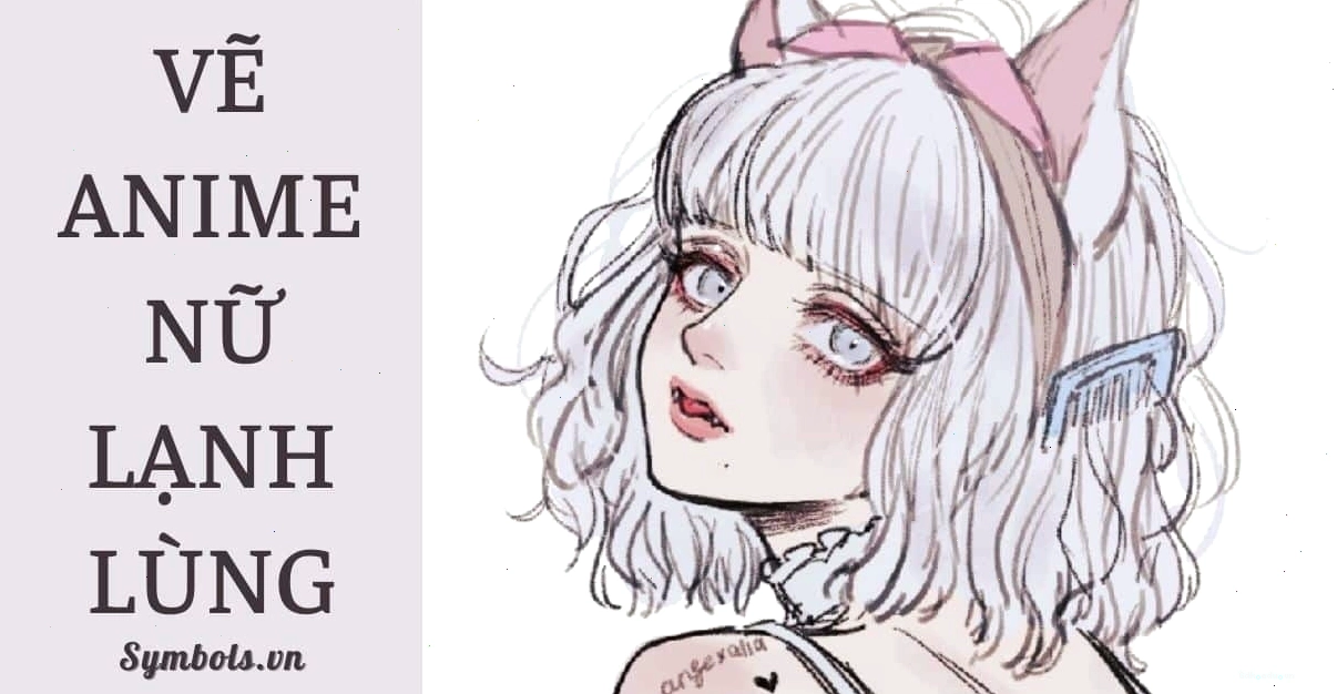 Vẽ anime nữ lạnh lùng