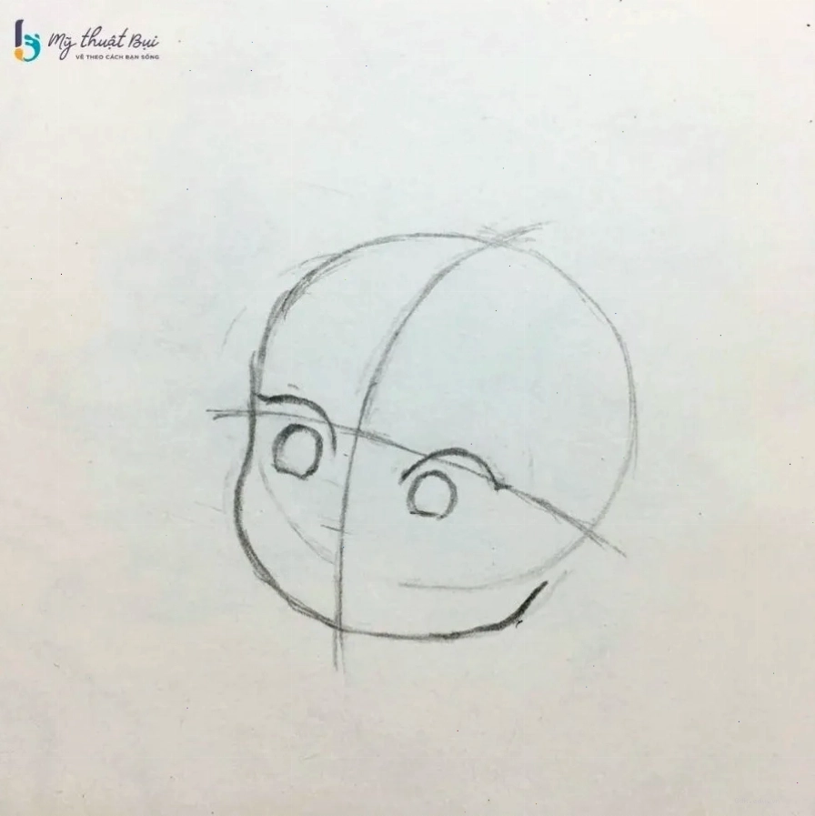 Vẽ chi tiết đôi mắt cho nhân vật anime nam