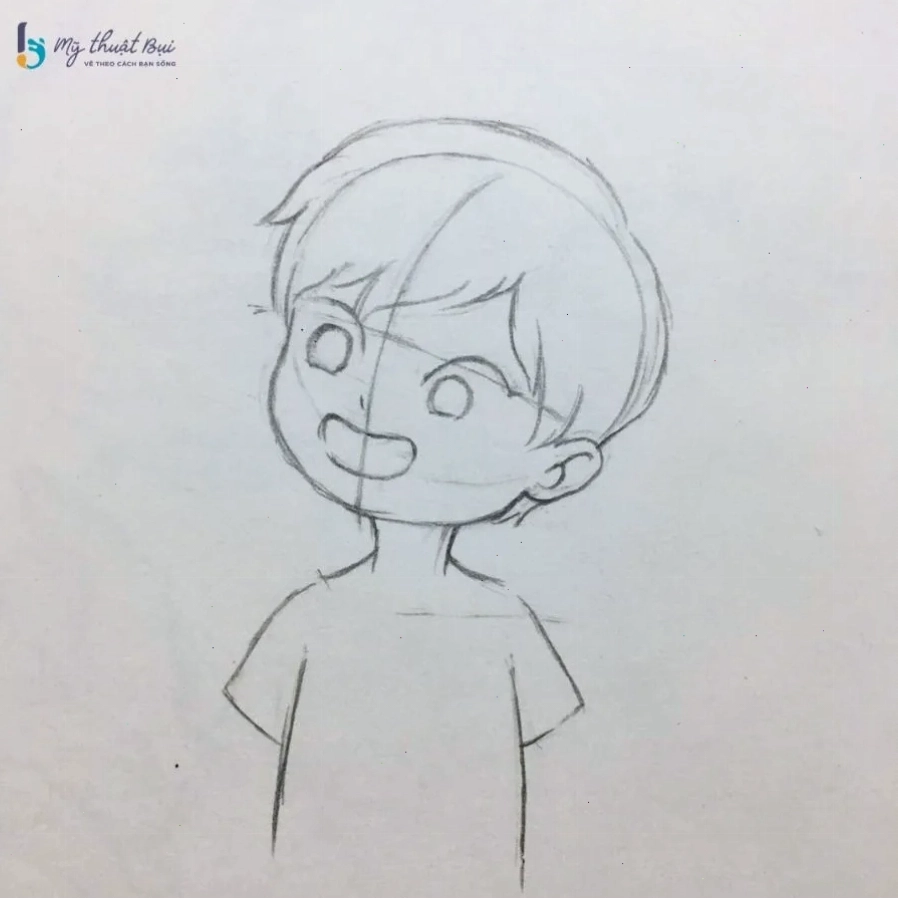 Vẽ phác thảo thân hình nhân vật anime nam