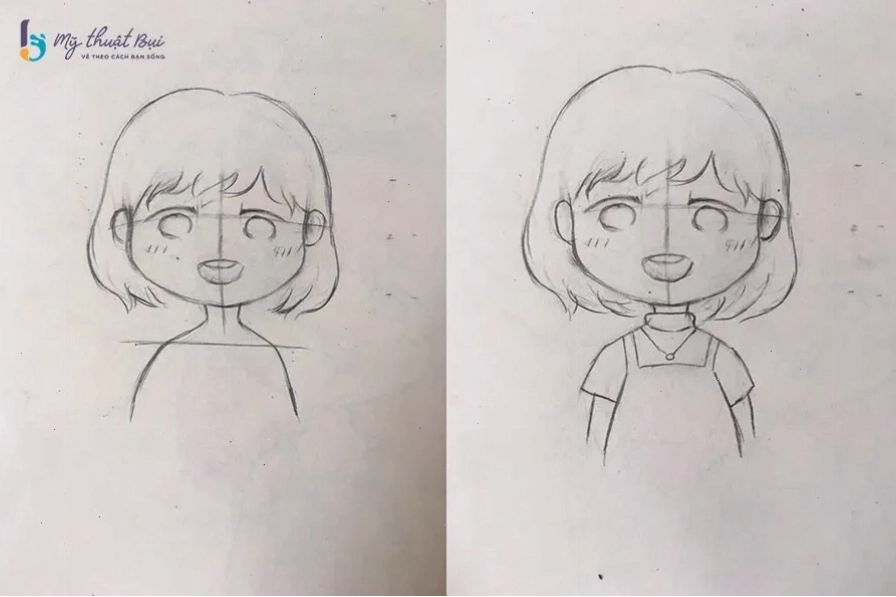 Vẽ thân và trang phục cho nhân vật Chibi