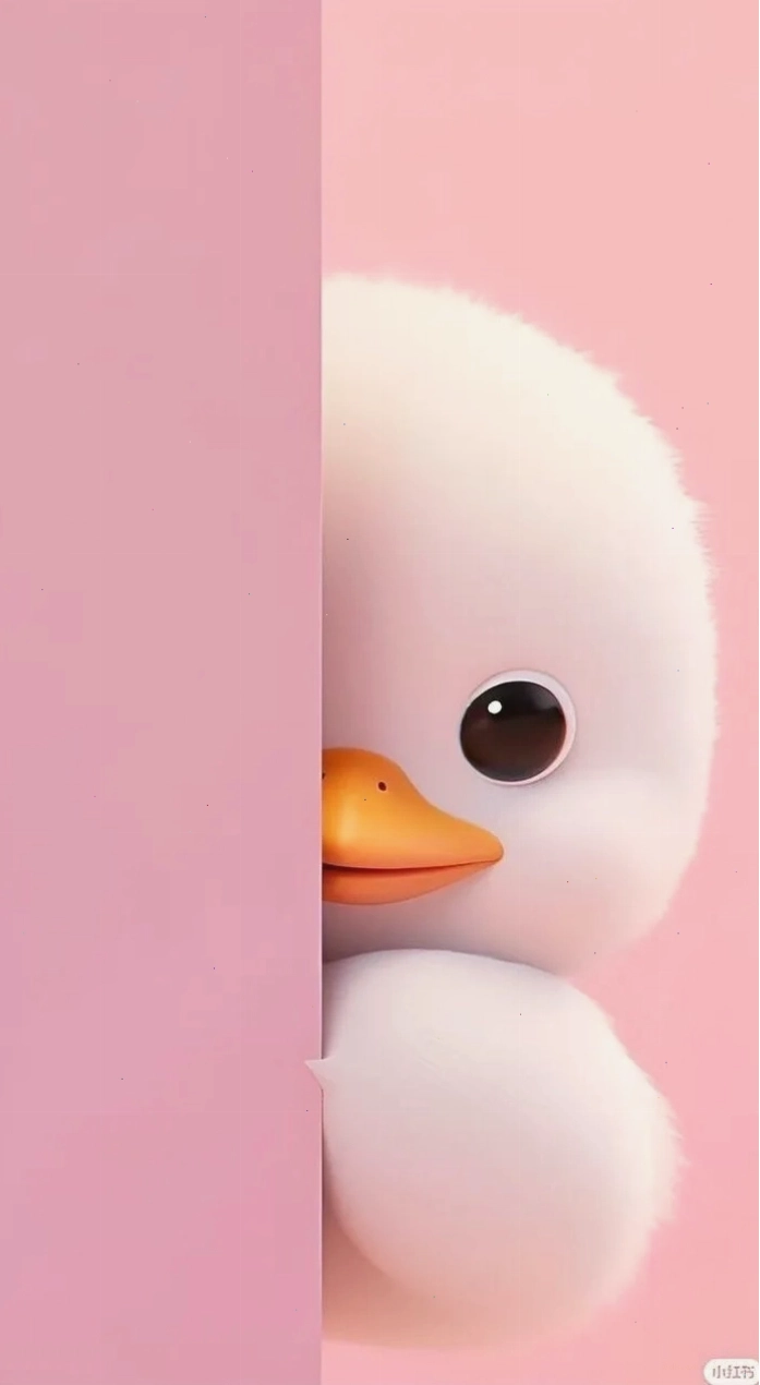 Vịt chibi cute với phong cách vẽ độc đáo