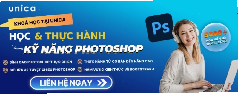Giao diện làm việc của ứng dụng Photoshop khi xử lý các tác vụ đồ họa nặng