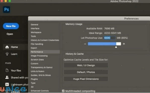 Thực hiện reset photoshop về mặc định để sửa lỗi treo máy thường gặp