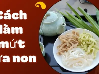 Cách làm mứt dừa non không bị chảy nước cực dễ cho ngày Tết