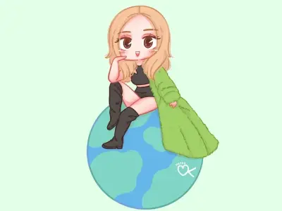 Tổng hợp 25+ ảnh chibi rosé phong cách blackpink cực ngầu