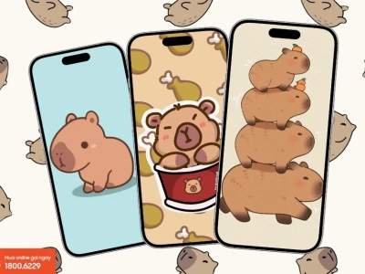 Khám phá Thế giới Hình Capybara Chibi: Dễ Thương và Đáng Yêu