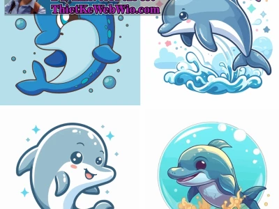 Tổng Hợp Hình Ảnh Cá Heo Chibi Dễ Thương Nhất 2026